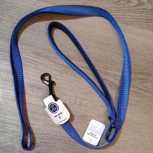 🆕Life Is Good: Blue 6' Dog Leash with Metal Clip NWT